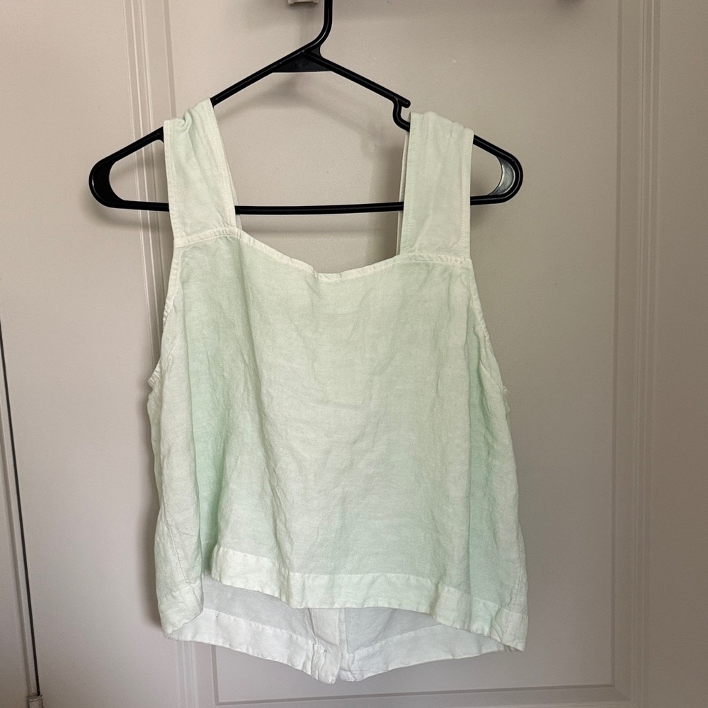 Madewell Button tank top. NWT.